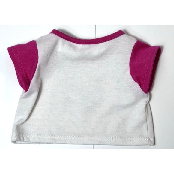 Build A Bear BAB Clothes & Backpack Lot Carrier Pink Hearts Smurfette Care Bear - Picture 12 of 14